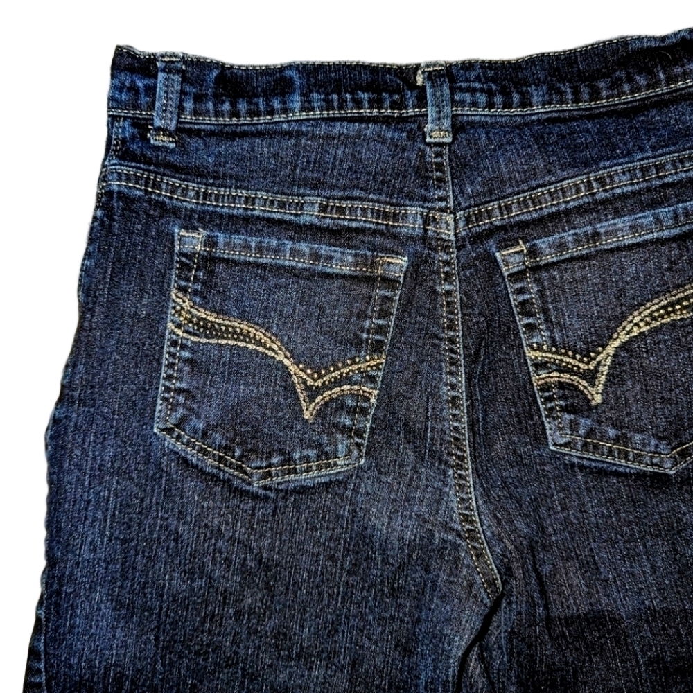 Gloria Vanderbilt Medium 6 women's Shorts M Jean Stretch Denim Studded Jeans - Picture 8 of 12